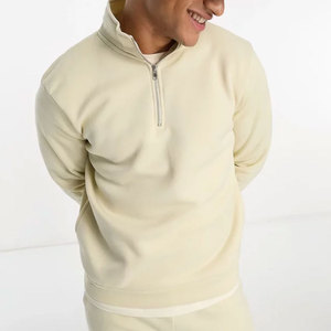 Ensemble de jogging élégant et léger pour homme, 100 % coton respirant, avec fermeture éclair quart de tour, qualité supérieure, idéal pour l'hiver – Meilleures ventes - Product Image 3