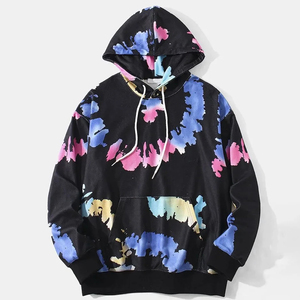 Sweats à capuche décontractés en molleton 100% coton, basiques et tendance, pour l'hiver, sublimation, unis, écologiques, teints en pièce, vente en gros, nouveau design - Product Image 1