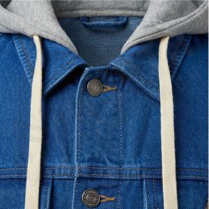 Veste en jean courte personnalisée à la mode, couleur personnalisée, logo personnalisé, manches longues, fabricant de manteaux en jean, approvisionnement, élégante, de haute qualité - Product Image 4