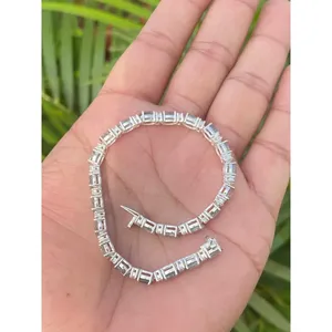 Bracelet tennis en argent 925 avec labradorite, accessoire élégant - Product Image 6