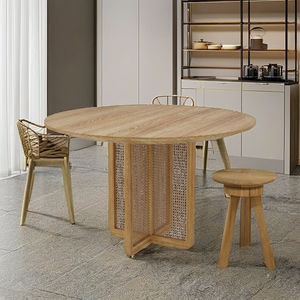 โต๊ะไม้สักจริงดีไซน์เรียบง่ายอินโดนีเซียทำจากไม้สักสำหรับเฟอร์นิเจอร์อพาร์ทเมนต์และเฟอร์นิเจอร์ในร่ม - Product Image 1