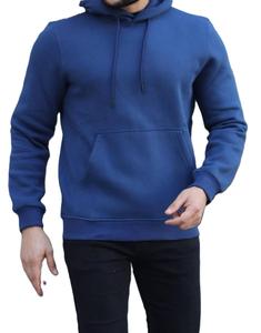 Nueva moda para hombre, Sudadera con capucha de lana, chándal liso para gimnasio, sudadera de manga larga con estampado de gran tamaño, sudaderas con capucha, Turquesa - Product Image 6