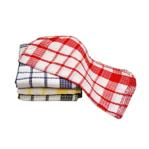 Vente en gros de torchons de cuisine extra doux 100% coton avec logo personnalisé essuie-mains jetables tissés pour adultes à usage domestique essuie-mains en éponge promotionnel - Product Image 3