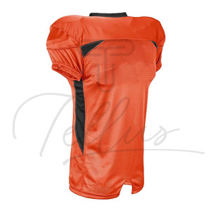 Maillots de football américain à manches courtes imprimés respirants de la meilleure qualité pour unisexe - Product Image 4