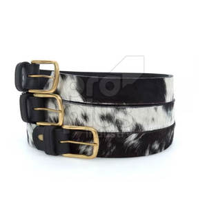 Cinturón de Cuero Vacuno Genuino Duradero, Hecho a Mano, Premium, Casual para Hombre, Hebilla de Acero, Ligero y Ecológico - Product Image 2