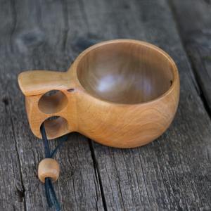 Mug en bois élégant de style classique, artisanal, étanche, écologique, pour la maison, les voyages en plein air et les cadeaux - Product Image 1