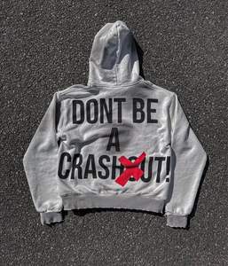 Sudadera con capucha de gran tamaño bordada personalizada Unisex Vintage Acid Wash Sun Faded Men's Distressed Pullover Sudaderas con capucha impermeables - Product Image 2