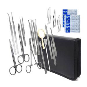 Kit d'instruments chirurgicaux de 44 pièces avec outils en acier - Ensemble d'artisanat chirurgical écologique et durable pour usage médical - Product Image 2