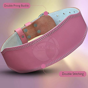 Cinturón de Gimnasio de Cuero Vacuno con Logotipo Personalizado de Alta Calidad Directo de Fábrica para Levantamiento de Pesas, Hebilla de Acero, Color y Tamaño Personalizados, MOQ Bajo - Product Image 6