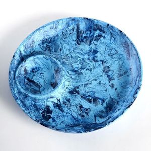 Marble Resin <b>Chip</b> and Dip Platter Stylish Marble Dip Bowl Elegant <b>Chip</b> Server High-Quality Resin <b>Chip</b> Platter - Product Image 6