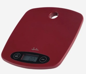 Bilancia da cucina elettronica rossa fino a 5 kg (Jata HBAL1203) - Product Image 1