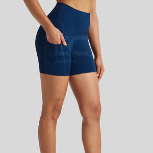 Shorts de yoga pour femmes en gros, vêtements de fitness, shorts de yoga, prix d'usine, matière solide à vendre - Product Image 2
