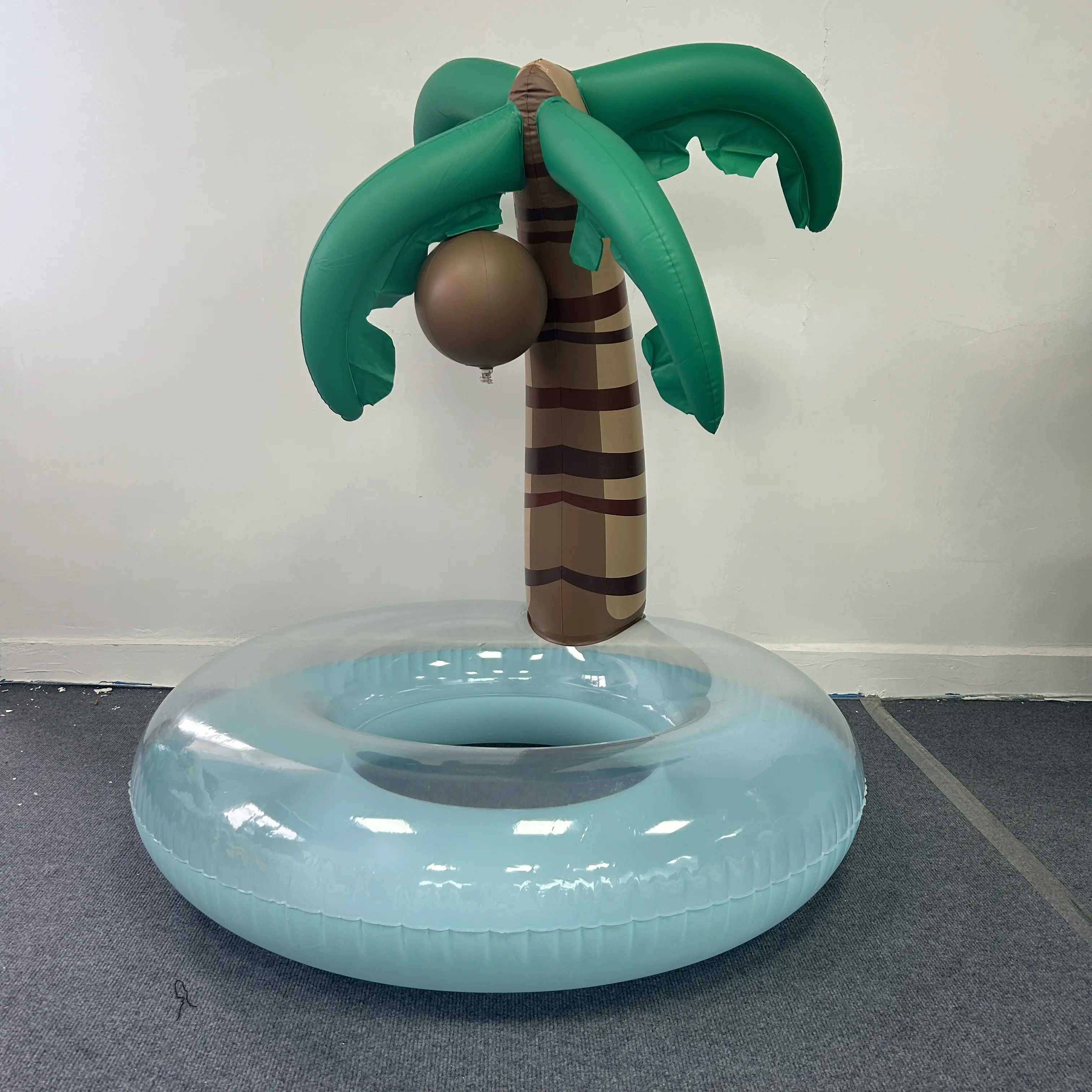 Flotteur gonflable de piscine de palmier-Flotteurs de piscine pour adultes | Flotteur géant de piscine de noix de coco | Flotteurs de piscine amusants pour adultes
