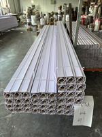 Profilés en plastique de bande de L H d'angle de plafond de PVC rentables pour des projets de budget