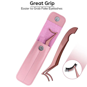 อุปกรณ์ต่อขนตา10มม. ทนทานต่อการเกิดไฟฟ้าสถิตทำจากสเตนเลสสตีลคุณภาพสูงแหนบต่อขนตาเพิ่มวอลลุ่มปลายแหลม - Product Image 3