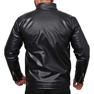 Chaqueta de Motociclista de Cuero Genuino de Alta Calidad para Hombre, con Cierre de Cremallera, Venta al por Mayor de Fábrica, MOQ Bajo - Product Image 6