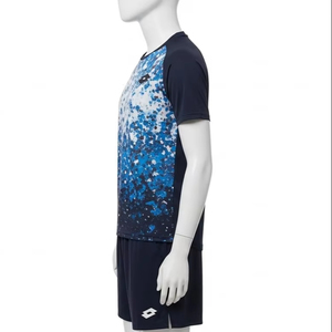 Quick Dry <b>Tennis</b> Wear for Adults with Heat Transfer Printing Polyester Fabric Breathable Sports <b>Clothing</b> Training Apparel Market - Product Image 4