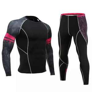 New Arrival MMA Kickboxing Sport Suit MMA BJJ Rashguard T Shirts <b>Rash</b> <b>Guard</b> Fitness Wear Boxing Set - Product Image 1
