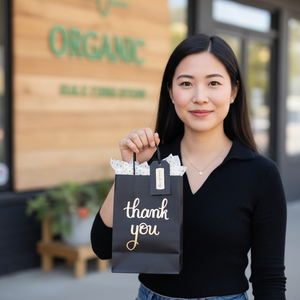 ถุงกระดาษที่เป็นมิตรต่อสิ่งแวดล้อมแบบกำหนดเองของเวียดนามสำหรับโปรโมชั่นของแบรนด์ของขวัญและของตกแต่งช้อปปิ้งและกิจกรรมขององค์กร - Product Image 2