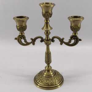 Venta popular portavelas centros de mesa de boda Metal latón color y forma personalizados - Product Image 2