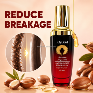 Suero Capilar de Argán de Marca Privada OEM 50ml Hidratante Reparador Brillo Empaque con Logotipo Personalizado Fabricante Mayorista - Product Image 1