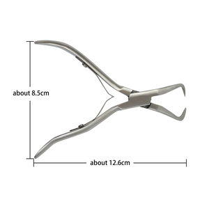 Alicates para extensiones de cabello de gran venta, herramienta de dispositivo de cuentas con gancho de tracción con alicates de extensión de cabello personalizados de la mejor calidad inoxidable - Product Image 1