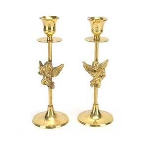 Porte-bougie en aluminium de luxe, finition métallique multicolore élégante, support décoratif pour bougies pour la maison et le bureau, intérieurs de maison - Product Image 3