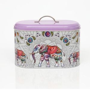 Lucky Elephant 178x338x200mm bac à détergent divisé en métal avec poignée trieur de linge - Product Image 1