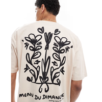 T-shirt Homme 100% Coton 220 g/m² Coupe Oversize Boxy Impression Personnalisée Sérigraphie Design Lourd Logo DTG Taille US/UK Vente en Gros OEM/ODM Col Rond