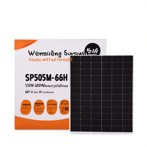 Panneau solaire monocristallin HJT Wensheng New Energy Sunwin SP505M-66H 550W-600W - Product Image 2