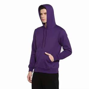 Wholesale Logo Printed Slim Fit Gym <b>Hoodies</b> Manufacturers <b>Plain</b> <b>Black</b> Custom Hoodie Blank Men's <b>Hoodies</b> - Product Image 5
