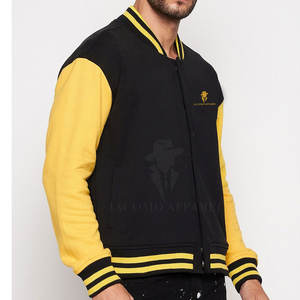 Veste sur mesure de haute qualité pour homme, col montant, anti-humidité, grande taille, séchage rapide, style Letterman pour l'automne et l'hiver - Product Image 4