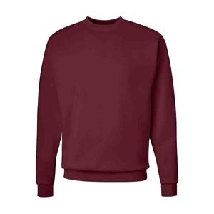 Sweat-shirt à col rond vert olive pour homme, en molleton épais de haute qualité, pull uni, streetwear 2026 - Product Image 2