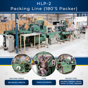 Compre una Máquina Empacadora de Cigarrillos - HLP, Máquina Automática de Alta Velocidad para Empacar 180 Paquetes de Cigarrillos por Minuto para Productos de Tabaco - Product Image 6
