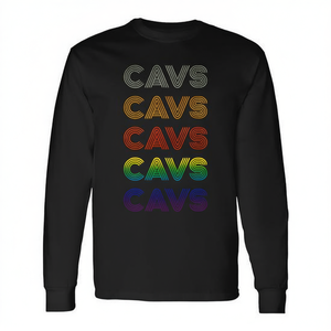 Camiseta de manga larga Cavs con diseño de estilo vintage grunge - Product Image 2