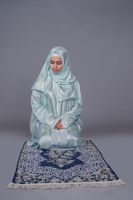 Ensemble de Robes de Prière Décontractées pour Femmes Adultes, Abaya Islamique, Caftan, Matière Viscose, Style Modeste Musulman, Eid Ramadan Mariage