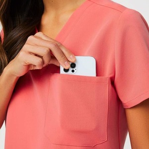 Jersey de algodón puro para mujer, salón de belleza de hospital y uniforme de enfermera, conjunto de uniforme de clínica de dentista - Product Image 6