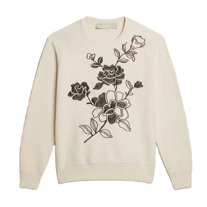 Vente en gros d'usine de sweat-shirt brodé pour hommes meilleur prix bas quantité minimale de commande meilleur prix sweat-shirt teint uni pour hommes pour l'hiver - Product Image 1