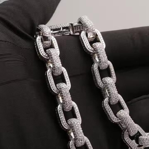 Chaîne cubaine de luxe en argent sterling 925 bijoux de mode durables idéaux pour offrir un anniversaire ou une célébration - Product Image 6