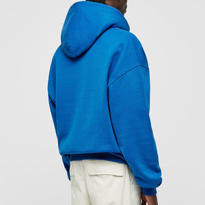 New Design Custom Blank Men's <b>Zip</b> <b>up</b> Hoodie Custom Logo Puff Print <b>Cardigans</b> With Oversize Zipper Hoodies Unisex 2026 - Product Image 3