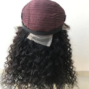 Vente en gros de cheveux humains brésiliens naturels bruts vierges cuticules alignées naturels bouclés 13x4 vendeur de perruques en dentelle pour les femmes noires temple brut - Product Image 6