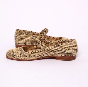 Mocassins en raphia pour femmes, chaussures plates à enfiler, mocassins en raphia, chaussures décontractées plates en raphia marocain - Product Image 2