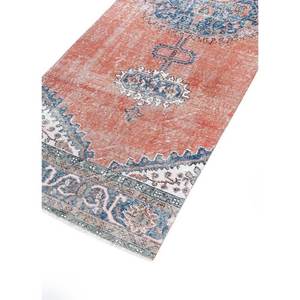 Alfombras de Lana Anudadas a Mano Rojo Anaranjado Vintage, Alfombras Grandes de Jaipur para Sala de Estar, Pasillo, Alfombra Grande Nueva con Medallón - Product Image 2