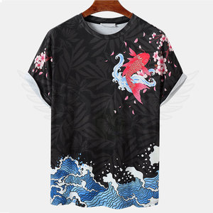 เสื้อยืดซับลิเมชันสำหรับผู้ชายสวมใส่สบายออกแบบโลโก้ของคุณเอง - Product Image 1