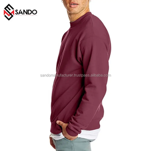 Custom Logo 500 Gsm Oversized Pullover Hoodies <b>for</b> Men Drop Shoulder Heavy Weight Puff Print Winter Clothing with 3D <b>Pattern</b> - Product Image 4