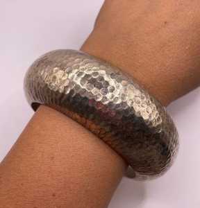 กำไลข้อมือทองแดงแบบกว้างสร้อยข้อมือนำแบบไม่มีค้อนปรับได้กำไลทองแดงแท้สำหรับชายและหญิงขายส่งกำไลข้อมือทองเหลือง Kada ทองแดงสำหรับผู้ชาย - Product Image 3