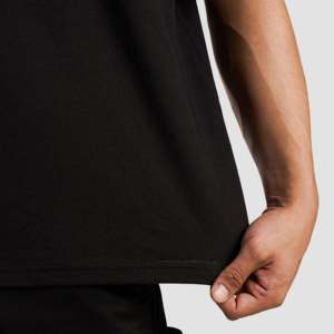 เสื้อยืดออกกำลังกาย On Way Black Jersey ระบายอากาศได้ดี พร้อมลายปัก ป้ายยี่ห้อแบบกำหนดเอง ดีไซน์เรียบง่าย - Product Image 6