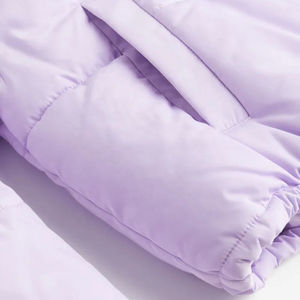 Veste matelassée unisexe de luxe coupe-vent d'hiver personnalisé avec col montant belle couleur haute qualité duvet chaud confortable - Product Image 3