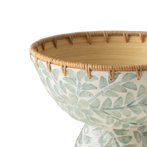 Vadrouille en rotin tendance bol à fruits en bambou filé support de bol en bambou dans un style minimaliste vente en gros d'ustensiles de cuisine décoratifs du Vietnam - Product Image 4