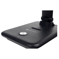 Lampu Meja LED Modern 10W Dengan Fungsi Power Bank, Sensor Sentuh Peredup Cahaya, Lampu Meja Hitam Isi Ulang CCT 3000K/4500K/6000K